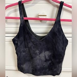 Lululemon Align Tank Top - Size 4 (Grey/Black Diamond Dye)